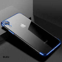 Coque silicone gel CAFELE 3D Plating contours métallisé Apple iPhone XR