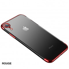 Coque silicone gel CAFELE 3D Plating contours métallisé Apple iPhone XR