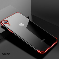 Coque silicone gel CAFELE 3D Plating contours métallisé Apple iPhone XR