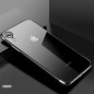 Coque silicone gel CAFELE 3D Plating contours métallisé Apple iPhone XR