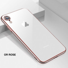 Coque silicone gel CAFELE 3D EDGE Plating contours métallisés Apple iPhone XR