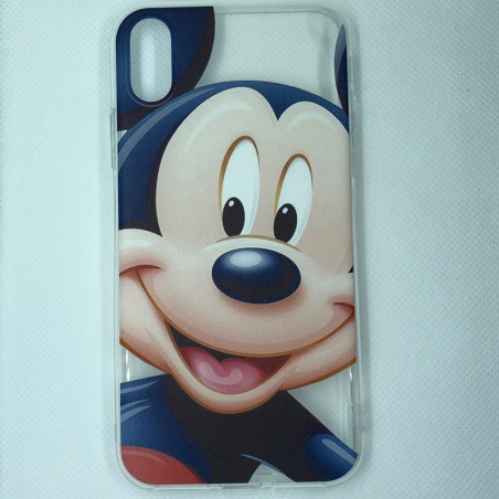 Coque silicone gel Mickey Mouse Apple iPhone XS Max