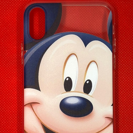 Coque silicone gel Mickey Mouse Apple iPhone XS
