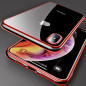 Coque silicone gel CAFELE 3D EDGE Plating contours métallisés Apple iPhone X/XS