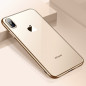 Coque silicone gel CAFELE 3D EDGE Plating contours métallisés Apple iPhone XS MAX
