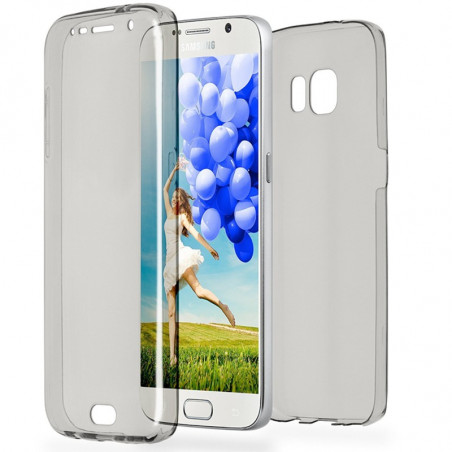 Coque Gel 360° Protection Samsung Galaxy S6 Gris