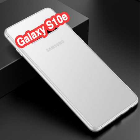 Coque silicone gel CAFELE AIR SKIN Series Samsung Galaxy S10e Blanc