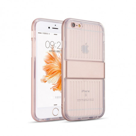 Coque LUGGAGE TRAVELLING Apple iPhone 6/6s Or Rose
