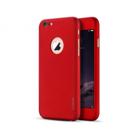 Coque FLOVEME 360° Protection Apple iPhone 6/6S Rouge