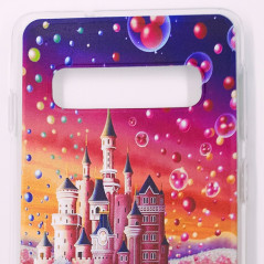 Coque silicone gel Mickey & Minnie Bubble Samsung Galaxy S10