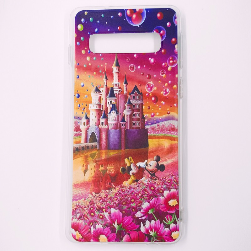 Coque silicone gel Mickey & Minnie Bubble Samsung Galaxy S10