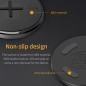 Chargeur rapide sans fil à induction QI NILLKIN BUTTON 10W Noir