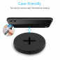 Chargeur rapide sans fil à induction QI NILLKIN BUTTON 10W Noir