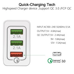 Chargeur secteur CAFELE AR-QC-03 Quick Charge Qualcomm 3.0