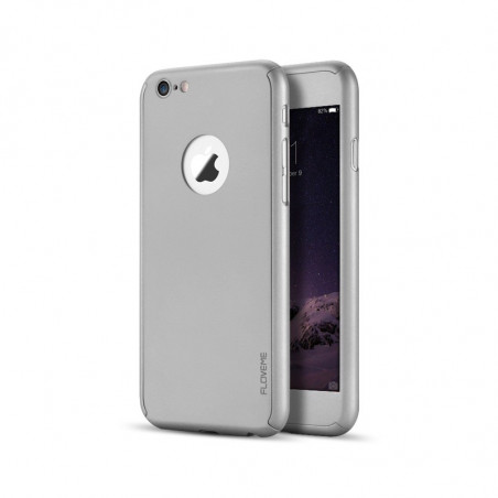 Coque FLOVEME 360° Protection Apple iPhone 6/6S Plus Gris