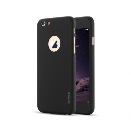 Coque FLOVEME 360° Protection Apple iPhone 6/6S Plus Noir