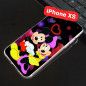 Coque silicone gel Mickey & Minnie in Love Apple iPhone X
