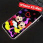 Coque silicone gel Mickey & Minnie in Love Apple iPhone X