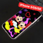 Coque silicone gel Mickey & Minnie in Love Apple iPhone 5/5S/SE