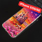 Coque silicone gel Mickey & Minnie Bubble Apple iPhone 5/5S/SE