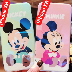 Coque silicone gel Mickey Mouse Baby Apple iPhone XR