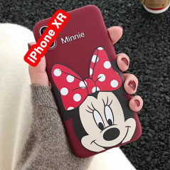 Coque silicone gel Minnie Mouse Lovely Apple iPhone XR