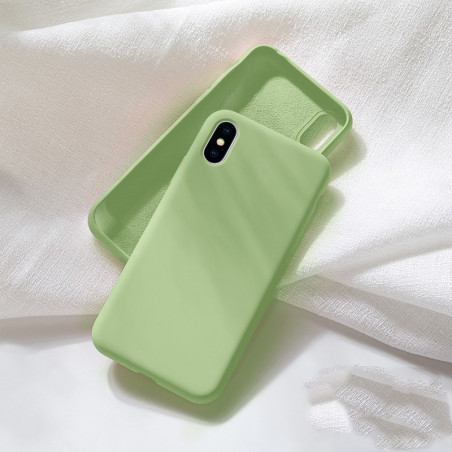 Coque silicone gel doux Apple iPhone XS MAX - Vert