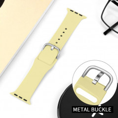 Bracelet sport silicone avec boucle (Taille S/M) Apple Watch 1/2/3/4/5 (42/44mm)