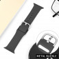 Apple Watch (49/45/44/42) Bracelet sport silicone boucle (Taille M/L)