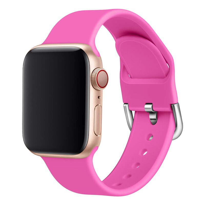 Apple Watch (41/40/38) Bracelet sport silicone boucle (Taille M/L) Apple Watch (41/40/38) Bracelet sport silicone boucle (Taille M/L)