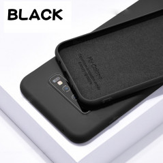 Coque silicone gel doux Samsung Galaxy S10 - Noir