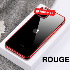 Coque silicone gel CAFELE 3D EDGE Plating contours métallisés Apple iPhone 11