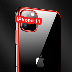 Coque silicone gel CAFELE 3D EDGE Plating contours métallisés Apple iPhone 11