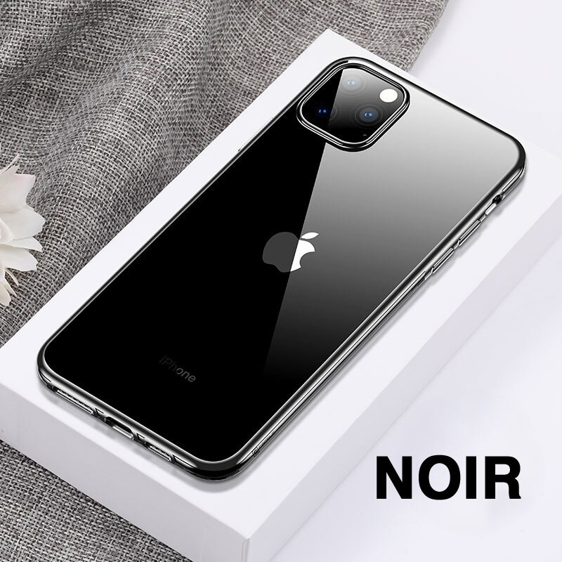 Coque silicone gel CAFELE 3D EDGE Plating contours métallisés Apple iPhone 11 PRO MAX