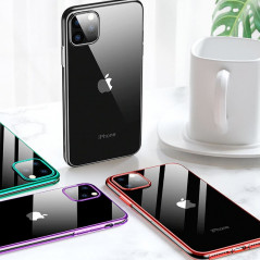 Coque silicone gel CAFELE 3D EDGE Plating contours métallisés Apple iPhone 11 PRO MAX