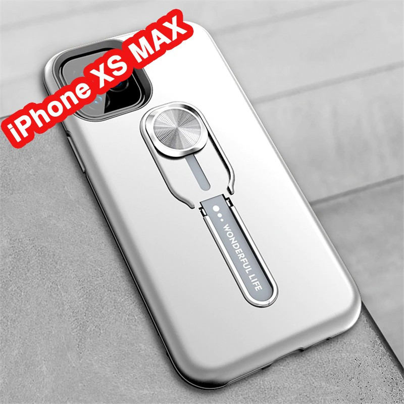Coque rigide antichoc bimatière Magnetic Series avec béquille Apple iPhone XS MAX
