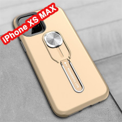 Coque rigide antichoc bimatière Magnetic Series avec béquille Apple iPhone XS MAX