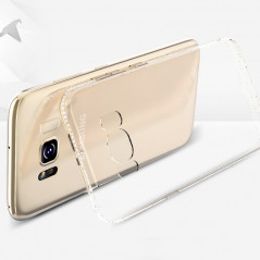 Coque souple Floveme Crystal contours strass Samsung Galaxy S8 Plus Clair