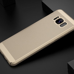 Coque rigide FLOVEME MESH Samsung Galaxy S8 Plus Or