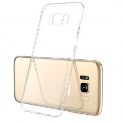 Coque souple Floveme Crystal contours strass Samsung Galaxy S8 Plus Clair