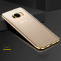 DUOPACK Coque silicone gel FLOVEME 3D Plating contours métallisé Samsung Galaxy S8 Plus