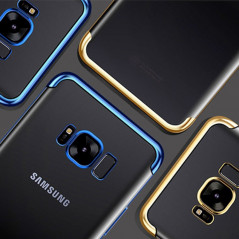 Coque silicone gel FLOVEME 3D Plating contours métallisé Samsung Galaxy S8 Plus