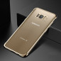 DUOPACK Coque silicone gel FLOVEME 3D Plating contours métallisé Samsung Galaxy S8 Plus