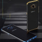 DUOPACK Coque silicone gel FLOVEME 3D Plating contours métallisé Samsung Galaxy S8 Plus