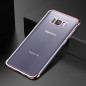 DUOPACK Coque silicone gel FLOVEME 3D Plating contours métallisé Samsung Galaxy S8 Plus