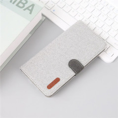 Etui folio Portefeuille Denim Series Apple iPhone X/XS