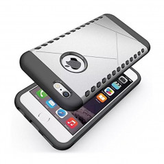 Coque Dual Layer Hybrid Apple iPhone 6/6S Plus Argent