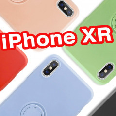 Coque silicone gel doux ORING Series Apple iPhone XR