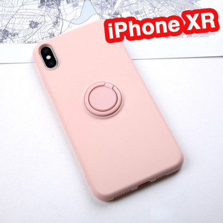 Coque silicone gel doux ORING Series Apple iPhone XR