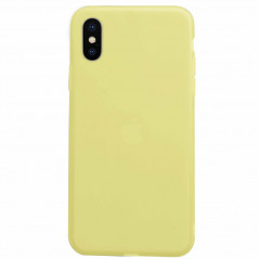 Coque silicone gel OXYGEN Series Apple iPhone XS MAX Jaune